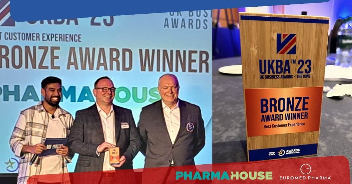 Pharmahouse won the bronze at the UK Business Awards 2023 in the best customer experience category
